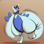 1:1 avali avian belly big_tail bird dragon dustyerror european_mythology generation_2_pokemon hi_res hug hyper legendary_pokemon lugia mythological_creature mythological_scalie mythology nintendo oversized pokemon pokemon_(species) scalie solo symtec tail tailbutt transformation western_dragon