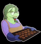 Rating: s
ID: 5553327
Date: 2025-05-06 15:30:25 -0400
Status: active
Score: 4
2024 absurd_res alpha_channel alternate_costume anthro apron baryonyx big_breasts breasts candy cavemanon_studios chocolate chocolate_chip_cookie chocolate_chips cleavage clothed clothing cookie cookie_tray dessert digital_drawing_(artwork) digital_media_(artwork) dinosaur eyelashes eyes_closed eyewear female food freckled_chest freckled_face freckles glasses green_body green_hair green_scales hair handwear hi_res i_wani_hug_that_gator lazy-a-ile olivia_halford open_mouth open_smile oven_mitts prehistoric_species reptile scales scalie simple_background smile snout solo spinosaurid theropod transparent_background post #5553327