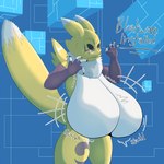 Rating: q
ID: 5527881
Date: 2025-04-24 18:54:54 -0400
Status: active
Score: 14
1:1 absurd_res anthro armwear bandai_namco big_breasts bodily_fluids breasts bridal_gauntlets canid canine claws clothed clothing digimon digimon_(species) digital_media_(artwork) duo female fur guydude01 hi_res huge_breasts hyper hyper_breasts mammal multicolored_body multicolored_fur renamon shocked sloshing_breasts solo sweat sweatdrop tail text tuft white_body white_fur yellow_body yellow_fur post #5527881