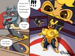 Rating: q
ID: 3066884
Date: 2021-12-10 22:00:16 -0500
Status: active
Score: 34
4:3 anthro assisted_exposure blush bodily_fluids breasts clothing cosplay_pikachu_(character) cosplay_pikachu_(costume) duo embarrassed english_text exposed_breasts female feral generation_1_pokemon generation_4_pokemon hammerspace hi_res lactating lucario male male/female nintendo nipples non-euclidean_sex non-mammal_nipples ori-doggo pikachu pikachu_libre pokemon pokemon_(species) sex solo_focus text volta_(ori-doggo) wardrobe_malfunction post #3066884