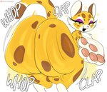 Rating: q
ID: 5281608
Date: 2025-01-02 03:58:10 -0500
Status: active
Score: 236
2025 anthro ass_clapping bedroom_eyes big_breasts big_butt blush breasts butt cheek_tuft chest_tuft clawroline digital_media_(artwork) eyeliner facial_tuft felid female fur half-closed_eyes heart_symbol hearts_around_head hi_res huge_butt jinu kirby_(series) leopard looking_at_viewer makeup mammal markings narrowed_eyes nintendo nipples open_mouth pantherine patreon patreon_logo paws seductive smile solo sound_effects spots spotted_body spotted_fur text thick_thighs tuft twerking url wide_hips post #5281608