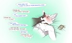 2023 absurd_res aennor anthro athletic athletic_anthro athletic_male athletic_sub bai_se_(aennor) bed begging_to_cum black_nose blush blush_lines bodily_fluids canid canine canis chastity_cage chastity_device chastity_key chest_tuft collar dialogue duo english_text fox furniture gold_(metal) gold_chastity_cage gold_chastity_device hand_on_face hi_res key locktober lying lying_on_bed male male/male mammal motion_lines nub_chastity_cage nude on_back on_bed one_eye_closed open_mouth sheath_cage solo_focus speech_bubble submissive submissive_anthro submissive_male sweat sweatdrop teeth text tongue tuft twitching unlocked_chastity_cage wolf