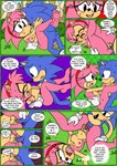 amy_rose anthro big_butt blood bodily_fluids butt classic_amy_rose classic_sonic classic_sonic_(universe) comic defloration detailed_background duo english_text eulipotyphlan female from_front_position genital_fluids genitals hedgehog hi_res lying male male/female mammal missionary_position narrow_hips nude on_back outside outside_sex penetration penile penile_penetration penis penis_in_pussy pronounced_browridge pussy raianonzika sega sex small_butt sonic_the_hedgehog sonic_the_hedgehog_(series) text thick_thighs thin_calves thin_legs thin_thighs vaginal vaginal_fluids vaginal_penetration wide_hips