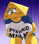 Rating: q
ID: 5341000
Date: 2025-01-30 16:58:15 -0500
Status: active
Score: 17
1_eye big_breasts big_eye bottomwear breasts clothing drawsputin female for_a_head front_view green_eyes green_pupils hi_res holding_breast humanoid illuminati mega_milk meme ms._illumine object_head pupils pyramid shape_head shirt shorts solo topwear yellow_body post #5341000