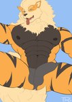 Rating: e
ID: 5434543
Date: 2025-03-15 09:00:49 -0400
Status: active
Score: 64
abs absurd_res anthro anthrofied arcanine balls_outline big_pecs biped black_pecs blue_background blue_eyes bodily_fluids bulge clothed clothing detailed_bulge eliolovicos erection erection_under_clothing fluffy fluffy_tail front_view generation_1_pokemon genital_outline hi_res looking_at_viewer male male_anthro muscular muscular_anthro muscular_male navel nintendo nipples partially_clothed pecs penis_outline pokemon pokemon_(species) pokemorph simple_background smile solo tail tongue tongue_out topless topless_male tuft underwear post #5434543