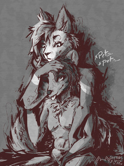 Rating: s
ID: 5732683
Date: 2025-07-25 00:46:47 -0400
Status: active
Score: 14
3:4 absurd_res ambiguous_gender anthro black_and_white canid canine cuddling domestic_cat duo felid feline felis fox greyscale headpat hi_res hug hybrid mammal monochrome nonbinary_(lore) procyonid raccoon sketch sketchy smile sydney_(sydney_onmars) sydney_onmars tongue tongue_out trans_(lore) trans_man_(lore) post #5732683
