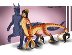 Rating: q
ID: 5441464
Date: 2025-03-18 10:29:39 -0400
Status: active
Score: 15
2018 5_fingers amber_vos_(skanra) black_hair blue_body blue_eyes blue_scales breasts claws curved_horn digital_drawing_(artwork) digital_media_(artwork) dragon dragon_taur drerika duo eyewear female fingers full-length_portrait glasses gold_claws hair hand_around_waist horn hybrid konrad_(skanra) leg_tuft long_tail male markings medium_breasts midriff mythological_creature mythological_scalie mythology navel nipples non-mammal_breasts nude orange_body orange_scales portrait reptile romantic romantic_couple scale_markings scales scalie signature simple_background skinny small_waist smile smirk snake tail tail_tuft taur tuft walking yellow_horn post #5441464