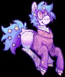 2018 alpha_channel ambiguous_gender blue_mane blue_tail brisketwear clothed clothed_feral clothing digital_drawing_(artwork) digital_media_(artwork) earth_pony equid equine eyelashes fan_character feral full-length_portrait fur hasbro heart_pupils hooves horse jaspering mammal mane my_little_pony pink_body pink_clothing pink_eyes pink_fur pink_sweater pink_topwear pony portrait shaded simple_background smile snout solo stars_in_mane stars_in_tail sweater tail topwear transparent_background unguligrade yellow_hooves