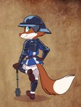 Rating: s
ID: 4109531
Date: 2023-06-14 02:31:08 -0400
Status: active
Score: 56
2023 3_toes 4_fingers ambiguous_gender anthro armor bent_legs blue_eyes bottomwear brown_body brown_fur canid canine claws clothing digital_media_(artwork) feet female_(lore) fingers footwear fox frown fur hand_on_leg hi_res holding_object holding_weapon looking_back mace mammal melee_weapon multicolored_body multicolored_fur one_leg_up pants raised_leg rear_view shirt simple_background siroc solo tail toe_claws toeless_footwear toes topwear two_tone_body two_tone_fur weapon white_body white_bottomwear white_clothing white_fur white_pants post #4109531