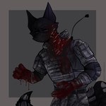 Rating: e
ID: 5166682
Date: 2024-11-07 16:41:08 -0500
Status: active
Score: 17
1:1 activision alternate_species anthro army blood blood_on_hand bodily_fluids call_of_duty call_of_duty:_ghosts canid canine clothing extreme_gore furrification ghoststrel0k gore goretober half-length_portrait hi_res keegan_p._russ male mammal military military_uniform portrait shrapnel soldier solo uniform warrior post #5166682