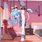 Rating: e
ID: 4082451
Date: 2023-05-30 16:12:08 -0400
Status: active
Score: 172
1:1 2023 4_fingers accessory anthro bdsm bed bedroom blue_eyes blue_tail blush bondage bottomwear bound bow_in_front bow_panties bow_ribbon bow_underwear chain clothed clothing clothing_bow clothing_cord cuff_(restraint) curtains dildo domestic_cat drawstring drawstring_topwear dresser embarrassed end_table felid feline felis female fingers flexible footwear forced forced_exposure front_view fully_bound fur furniture grey_bottomwear grey_clothing grey_skirt hair hair_accessory hair_held_up hairclip hands_above_head hands_tied hi_res hoodie inside kemono lacing leather leather_cuffs light long_hair mammal one_leg_up open_mouth panties panty_shot pillow pink_tongue pink_wall purple_clothing purple_hoodie purple_sneakers purple_topwear pussy_juice_on_object raised_bottomwear raised_clothing raised_leg raised_skirt red_bow restraints rope sex_dungeon sex_toy sex_toy_background shoelaces shoes skirt slim slim_anthro slim_female sneakers solo splits spread_legs spreading standing sunlight suspension suspension_bar tail tail_bondage tail_held_up tail_restraint tail_tied tail_tuft tied_string tongue topwear tuft two_tone_sneakers underwear upskirt vertical_splits white_body white_clothing white_fur white_panties white_pillow white_sneakers white_tail white_underwear windbiom window wooden_horse_(device) wrists_together post #4082451