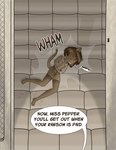 Rating: q
ID: 5588536
Date: 2025-05-21 15:16:17 -0400
Status: pending
Score: -2
anthro asylum bdsm bob_cut bondage bound brown_body dialogue english_text eyes_closed felid feline felis female gag gagged gagged_talk hair ivy_pepper lackadaisy low-down mammal padded_room pained_expression pained_look restrained restraints short_hair solo speech_bubble straitjacket tagme text post #5588536