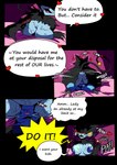 absurd_res anthro anthrofied big_breasts breasts comic dewott duo english_text fattmana female generation_4_pokemon generation_5_pokemon hi_res impregnation_request luxray male male/female nintendo pokemon pokemon_(species) pokemorph text