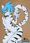 Rating: q
ID: 3274283
Date: 2022-04-12 09:24:15 -0400
Status: active
Score: 424
2020 alternate_species anthro blue_eyes blue_hair brown_background collar collar_of_keidranification collar_only collar_tag conditional_dnp dated digital_media_(artwork) felid femboy fluff-kevlar fluffy fur hair male mammal nude pantherine pawprint_collar_tag simple_background solo tail text textured_background tiger tiger_trace trace_legacy twokinds white_body white_fur post #3274283