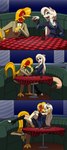 Rating: s
ID: 4842449
Date: 2024-06-10 10:14:57 -0400
Status: active
Score: 7
absurd_res alcohol anthro arm_jewelry avian beak belt beverage bird black_bottomwear black_clothing black_eyelier black_skirt blush booth_seating boots bottomwear bow_tie breasts brown_eyes chrysolophus classy clothing collared_shirt container cup dress_coat dress_shirt drinking_glass ear_piercing fangs feathers female footwear fur furniture galliform glass glass_container glass_cup glori_gamebird golden_pheasant hair hi_res high_heeled_boots high_heels holding_waist jewelry kissing_hand kissing_neck long_hair long_tail male male/female mammal mira_lee mustelid musteline necklace on_table phasianid piercing pinstripe_topwear red_body red_bow_tie red_feathers restaurant sequence shirt shoes skirt suit table tail tan_body tan_clothing tan_fur tan_hair tan_suit teeth topwear true_musteline undressing_between_scenes weasel whitephoenix52 wine wine_bottle wine_glass yellow_beak yellow_body yellow_feathers post #4842449