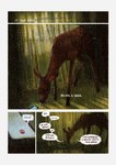 absurd_res ambiguous_gender cellphone comic deer dialogue electronics english_text feral hi_res hsiangarts inside mammal phone smartphone solo text traditional_media_(artwork)