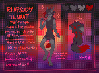 Rating: e
ID: 4361949
Date: 2023-10-19 18:44:44 -0400
Status: active
Score: 14
2023 animal_genitalia animal_penis anthro back_markings black_body black_fur bone canid canine canine_genitalia canine_penis canis cross_section digital_media_(artwork) dipstick_tail english_text exposed_bone eyelashes fully_sheathed fur genitals grey_body grey_fur headless hi_res intersex looking_at_viewer maleherm mammal markings model_sheet nipples nonbinary_(lore) pawpads penis pink_nipples rear_view red_eyes red_markings red_pawpads rhapsody_tenrai rhapsody_tenrai_(character) sackless scar screentone sheath solo stripes tail tail_markings text vulva wolf post #4361949