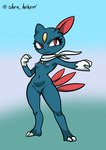 Rating: e
ID: 5634798
Date: 2025-06-11 07:43:20 -0400
Status: pending
Score: 32
2025 anthro blue_body breasts female generation_2_pokemon gradient_background hi_res nintendo nipples nude pokemon pokemon_(species) scarf shen_hokori simple_background small_breasts smile sneasel solo standing tail vulva post #5634798