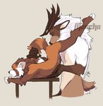 Rating: e
ID: 5130875
Date: 2024-10-21 19:44:47 -0400
Status: active
Score: 87
2023 5_fingers absurd_res ailurid anthro antlers arm_tuft artist_name artist_watermark barely_visible_genitalia barely_visible_penis black_nose bodily_fluids breast_squish breasts brown_antlers brown_body brown_fur brown_horn brown_nose brown_penis cel_shading cheek_tuft chei_(reiver93) chest_tuft countershade_tail countershade_torso countershading deer dipstick_tail duo ears_back elbow_tuft erection eyes_closed facial_markings facial_tuft feet female fingerless_(marking) fingers fur furniture genital_fluids genitals gloves_(marking) hand_on_belly head_markings hi_res holding_table holding_tail horn hybrid implied_cunnilingus implied_oral inner_ear_fluff knee_tuft larger_male leg_markings leg_over_shoulder leg_tuft lying_butler_position male male/female mammal mane markings miicchii moose muzzle_(marking) new_world_deer nude on_table open_mouth orange_body orange_fur penis pink_inner_ear pivoted_ears portrait red_panda reverse_countershading ryder_(miicchii) shaded short_tail side_view signature simple_background size_difference small_breasts smaller_female socks_(marking) squish striped_markings striped_tail stripes table tail tail_grab tail_markings tan_background tan_body tan_fur tan_inner_ear text thigh_tuft three-quarter_portrait toeless_(marking) tuft vaginal_fluids vaginal_fluids_on_belly watermark white_body white_fur white_inner_ear white_inner_ear_fluff post #5130875