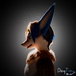 1:1 3d_(artwork) anthro c4d canid canine cinema_4d_(artwork) daytia digital_media_(artwork) fluffy fox fur hair hi_res male mammal portrait posed rexouium smile solo