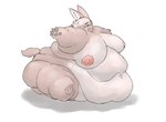 4_toes 5_fingers ambiguous_gender anthro belly belly_overhang belly_tuft big_belly big_butt big_tail butt cheek_tuft chubby_cheeks clenched_teeth dark_fingers dark_pawpads exhausted facial_tuft feet fingers flabby_arms flabby_butt flabby_legs fur gabu2929 hair hi_res humanoid lagomorph leporid love_handles made_in_abyss mammal moobs morbidly_obese morbidly_obese_ambiguous morbidly_obese_anthro morbidly_obese_humanoid nanachi narehate narrowed_eyes nipples obese obese_ambiguous obese_anthro obese_humanoid overweight overweight_ambiguous overweight_anthro overweight_humanoid pawpads pink_nipples pupils rabbit rabbit_ears reaching_out solo tail tan_body tan_fur teeth toes tuft white_hair wobbling yellow_pupils