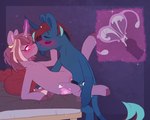 Rating: e
ID: 5576038
Date: 2025-05-16 06:12:08 -0400
Status: active
Score: 10
5:4 bed blush blush_lines couple_sex cutaway duo equid equine female feral furniture hasbro hi_res horn kissing lionbun male male/female mammal my_little_pony mythological_creature mythological_equine mythology romantic romantic_couple sex unicorn uterus_duplex post #5576038