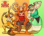Rating: q
ID: 2507129
Date: 2020-11-28 16:33:01 -0500
Status: active
Score: 55
2020 6_arms abs absurd_res accessory animal_humanoid anklet ape apode arm_tuft asian_mythology barefoot biceps blep blush bottomwear bracelet brown_body brown_fur brown_nails brown_skin ceehaz cephalopod cephalopod_humanoid clothing colored_nails dipstick_tail draconcopode east_asian_mythology eki_(ceehaz) elbow_tuft eyes_closed fangs feet female flexing freckles fur gesture green_body green_scales group gym_stirrups hair hama_(ceehaz) hand_gesture hand_on_hip haplorhine headband hi_res humanoid humanoid_feet japanese_mythology jewelry kneeling lamia leggings legless legwear leotard logo mammal mammal_humanoid marine marine_humanoid markings mollusk mollusk_humanoid monkey monkey_humanoid multi_arm multi_limb multicolored_tail muscular muscular_female mythology nails navel nure-onna octopus_humanoid one_eye_closed orange_body orange_eyes orange_hair orange_skin orange_tentacles pants plantigrade pointing pose primate primate_humanoid pseudo_hair red_hair red_nails reptile scales scalie serpentine shirt smile snake split_form standing stirrup_footwear sweatband tail tail_markings tank_top teeth tentacles tongue tongue_out topwear tuft white_body white_scales wink wristband yellow_sclera yoga_pants yokai yu_yu_(ceehaz) post #2507129