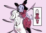 Rating: q
ID: 5570857
Date: 2025-05-14 00:20:07 -0400
Status: active
Score: 10
animal_humanoid anthro arachnid arachnid_humanoid arthropod arthropod_humanoid bdsm big_breasts blush bondage boss_monster_(undertale) bound breasts butt clothed clothing digital_media_(artwork) female female/female fur hair hi_res horn humanoid legwear maid_uniform mammal mature_female mind_break muffet multi_arm multi_eye multi_limb nipple_fetish nipple_pinch nipple_play nipples nude pinch reimon-master-ii simple_background smile spider spider_humanoid tail toriel undertale undertale_(series) uniform white_body white_fur post #5570857