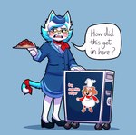 Rating: s
ID: 4826465
Date: 2024-06-03 14:15:49 -0400
Status: active
Score: 25
accessory anthro black_eyes blue_background bottomwear bow_ribbon clothing domestic_cat english_text eyewear felid feline felis female flight_attendant food footwear furgonomics glasses glitch_productions hair hat headgear headwear high_heels itzamemango karen_(smg4) mammal pasta ribbons scarf shoes simple_background skirt smg4 solo spaghetti tail tail_accessory tail_bow tail_ribbon text white_body white_hair post #4826465