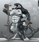Rating: s
ID: 5585939
Date: 2025-05-20 12:11:33 -0400
Status: active
Score: 16
2024 abs anchor anthro biceps big_muscles biped blue_eyes claws featureless_crotch fin fish foreshadowing fusion gradient_background grey_body grey_skin hi_res huge_muscles hybrid jaws male mammal marine markings multicolored_body muscular muscular_anthro muscular_arms muscular_legs muscular_male nipples open_mouth palette pecs pinniped raised_arm scar seal serratus shark shark_tail sharp_teeth simple_background solo spots spotted_body standing tail tail_fin teeth toe_claws tongue triceps valentinesartx weapon white_body white_skin wristband post #5585939