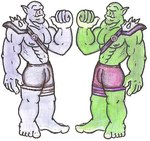 Rating: s
ID: 4428113
Date: 2023-11-21 12:38:18 -0500
Status: active
Score: -2
2007 abs armor bandolier barefoot bottomwear clothing duo feet green_body green_skin humanoid humanoid_pointy_ears male muscular muscular_male nipples noblekitty1_(artist) orc pecs pointy_ears shorts trassk tusks post #4428113