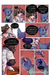 2:3 bastriw brown_eyes canid canine canis clothing comic dialogue domestic_cat domestic_dog english_text felid feline felis fernando_(bastriw) hairless hairless_cat hi_res male mammal pato_(bastriw) purple_eyes sphynx_(cat) text