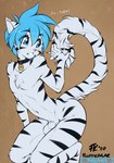 Rating: e
ID: 3280692
Date: 2022-04-15 18:40:26 -0400
Status: active
Score: 315
2020 alternate_species animal_genitalia anthro balls blue_eyes blue_hair brown_background collar collar_of_keidranification collar_only collar_tag conditional_dnp dated digital_media_(artwork) english_text felid femboy fluff-kevlar fluffy fully_sheathed fur genitals hair male mammal nude pantherine pawprint_collar_tag sheath simple_background small_sheath solo tail text textured_background tiger tiger_trace trace_legacy twokinds white_balls white_body white_fur white_sheath post #3280692