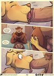 anthro apollo_(dirtypaws) ball_fondling balls bear big_balls big_penis bird_dog black_lips blonde_hair blush bodily_fluids body_hair brown_bear brown_body brown_fur butt butt_grab canid canine canis chest_hair clothing colored colors_(dirtypaws) comic dialogue digital_media_(artwork) domestic_dog duo english_text erection fellatio fondling foreskin fur genital_fluids genitals hair hand_on_butt hi_res huge_penis humanoid_genitalia humanoid_penis hunting_dog labrador licking lips locker_room male male/male mammal muscular muscular_male nude nude_male oral panel_skew penetration penile penis penis_squish precum pubes public public_erection public_nudity public_oral pushing_in retracted_foreskin retracting_foreskin retriever saggy_balls semi_public sex shaking_balls shower speech_bubble squish sweat sweatdrop tan_body tan_fur text theo_young tongue tongue_out underwear undressed uneven_balls url ursine vein veiny_penis wet