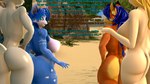 16:9 2022 3d_(artwork) 4k absurd_res anthro blue_body blue_fur blue_hair breasts butt canid canine carmelita_fox casual_nudity chip_'n_dale_rescue_rangers coriponer digital_media_(artwork) disney ear_piercing ear_ring english_text female fox fur gadget_hackwrench genitals grey_body group hair hi_res judy_hopps krystal_(star_fox) lagomorph leporid mammal markings mouse murid murine nintendo nude nude_beach outside piercing pussy rabbit ring_piercing rodent sly_cooper_(series) sony_corporation sony_interactive_entertainment source_filmmaker_(artwork) star_fox sucker_punch_productions tail text tribal tribal_markings warfare_carmelita warfare_krystal warfare_machine white_body white_fur widescreen zootopia