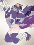 Rating: e
ID: 5463398
Date: 2025-03-29 05:19:07 -0400
Status: active
Score: 6
absurd_res anthro biped bulge clothed clothing detailed_bulge digital_media_(artwork) duel_monster expurrely_noir expurryler fairy fur genital_outline harness hi_res horn looking_at_viewer male male_anthro mammal muscular muscular_anthro muscular_male open_mouth paws pecs penis_outline pistacho pose purple_body purple_fur purrely_(archtype) simple_background smile smiling_at_viewer smirk smirking_at_viewer solo tail wings yellow_eyes yu-gi-oh! post #5463398