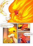 charmeleon comic darrow0 english_text fire forest generation_1_pokemon generation_2_pokemon hi_res nintendo plant pokemon pokemon_(species) quilava speech_bubble text tree yuel