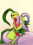 2_penises animal_genitalia animal_penis arbok blush bodily_fluids clothing cum cum_drip cunnilingus dripping duo dustedpollen elemental_creature fellatio female female_on_top feral feral_on_feral flora_fauna flutter_the_grovyle generation_1_pokemon generation_3_pokemon genital_fluids genitals grovyle hemipenes holding_another male male/female markings multi_genitalia multi_penis nintendo on_top oral penile penis plant pokemon pokemon_(species) precum reptile scalie scar semi-anthro sex tongue vaginal