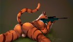 Rating: e
ID: 4311427
Date: 2023-09-24 16:05:45 -0400
Status: active
Score: 35
anthro army balls butt domestic_cat felid feline felis genitals hi_res male mammal sniper solo teewhup post #4311427