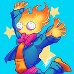 Rating: s
ID: 3073921
Date: 2021-12-15 18:17:30 -0500
Status: active
Score: 10
1:1 absurd_res alternate_universe aude-javel blue_background blush bow_(feature) bow_accessory clothing_bow elemental_creature elemental_humanoid eyewear fire fire_creature fire_humanoid glasses grillby grillby_(underswap) hands_above_head hi_res humanoid pattern_background pink_bow round_glasses signature simple_background solo spiral_glasses star star-shaped_background star_polygon underswap undertale undertale_(series) post #3073921