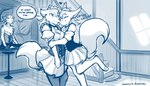 Rating: s
ID: 3453488
Date: 2022-07-18 01:34:18 -0400
Status: active
Score: 110
2022 7:4 adira_riftwall adobe_photoshop_(artwork) anthro anthrofied bare_shoulders blue_and_white blush bottomwear breasts canid canine canis chest_tuft cleavage clothed clothing collar collar_of_keidranification collar_tag conditional_dnp corset crossgender cuddling dialogue digital_media_(artwork) digitigrade duo_focus english_text eyes_closed felid female fluffy fluffy_tail fur group hi_res hug inside keidran legwear lingerie maid_headdress mammal markings monochrome mrs._nibbly mtf_crossgender nuzzling one_leg_up pantherine pawprint_collar_tag raised_leg rodent sciurid sketch skirt smile snow_leopard spots spotted_body spotted_fur stockings sythe_(twokinds) tail tavern text toeless_legwear toeless_stockings tom_fischbach topwear tree_squirrel trio tuft twokinds waiter waitress_uniform wolf post #3453488