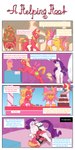 1:2 absurd_res anal anal_penetration apple apple_bloom_(mlp) applejack_(mlp) ass_up balls big_macintosh_(mlp) cake chapaevv clothed clothing comic crossdressing cupcake dessert dialogue dildo dildo_insertion dominant dominant_female duo english_text equid equine female feral food friendship_is_magic fruit genitals hair_extensions hasbro hi_res horse intraspecies maid_uniform male male/female male_penetrated mammal marcie_pan_(mlp) my_little_pony object_in_ass pegging penetration penis piledriver_position plant pony rarity_(mlp) sex sex_toy sex_toy_in_ass sex_toy_insertion sex_toy_penetration speech_bubble submissive submissive_male text toying_partner uniform