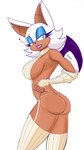 2024 9:16 absurd_res anthro armwear bat bat_wings big_breasts blue_eyeshadow breasts brown_body brown_fur butt clothing eyelashes eyeshadow female fur green_eyes heart_symbol hi_res legwear lipstick makeup mammal membrane_(anatomy) membranous_wings meme meme_clothing pink_lipstick presenting presenting_hindquarters rouge_the_bat sayuraa sega side_boob simple_background smile solo sonic_the_hedgehog_(series) stockings sweater tan_armwear tan_clothing tan_legwear tan_stockings tan_sweater tan_topwear thick_thighs topwear virgin_killer_sweater white_background white_body white_fur wide_hipped_female wide_hips wings