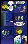 absolutedream absurd_res asriel_dreemurr boss_monster_(undertale) bovid caprine child comic dialogue english_text frisk_(undertale) hi_res human lizard mammal monster_kid raining reptile scalie soaked text undertale undertale_(series) walking young