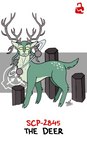 2021 2_horns :< ambiguous_gender antlers arm_tuft black_text broken_lock_symbol cervine character_name chest_tuft cloven_hooves colored countershade_face countershade_torso countershading dated deer deity digital_drawing_(artwork) digital_media_(artwork) ear_tuft elbow_tuft empty_eyes english_text feral full-length_portrait fur green_body green_fur green_hair green_hooves green_tail green_tuft grey_antlers hair head_turn hi_res hooves horn humanoid_face leg_tuft lock_symbol looking_at_viewer mammal mouth_closed portrait quadruped red_lock_symbol red_text scp-2845 scp-2845-1 scp_foundation scut_tail short_tail side_view signature simple_background solo standing tail text tuft unguligrade white_background yellow_eyes zal-cryptid