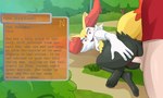 2024 anthro anthro_focus anthro_penetrated anus balls barefoot black_body bottomless braixen butt clothed clothing dialogue duo english_text faceless_character faceless_human faceless_male feet female female_focus female_penetrated fur generation_6_pokemon genitals hi_res human human_on_anthro human_penetrating human_penetrating_anthro interspecies male male/female male_penetrating male_penetrating_female mammal multicolored_body multicolored_fur nearphotison nintendo nude open_mouth open_smile penetration penile penile_penetration penis penis_in_pussy pokemon pokemon_(species) pussy red_body red_eyes red_fur sex smile soles solo_focus text vaginal vaginal_penetration white_body white_fur yellow_body yellow_fur