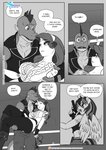 anthro anthrofied big_breasts breasts comic dialogue dragon english_text equid equine female friendship_is_magic gun hasbro hi_res holding_gun holding_object holding_ranged_weapon holding_weapon horn male mammal monochrome my_little_pony mythological_creature mythological_equine mythological_scalie mythology pegasus pia-sama profanity rainbow_dash_(mlp) ranged_weapon rarity_(mlp) scalie spike_(mlp) tail text unicorn weapon winged_unicorn wings