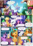 2018 absurd_res applejack_(mlp) berry_punch_(mlp) bonbon_(mlp) cheerilee_(mlp) chilllum comic digital_media_(artwork) dragon english_text equid equine feathered_wings feathers female feral fluttershy_(mlp) friendship_is_magic group hasbro hi_res horn horse light262 lyra_heartstrings_(mlp) mammal my_little_pony mythological_creature mythological_equine mythological_scalie mythology pegasus pinkie_pie_(mlp) pony princess_tempora rarity_(mlp) scalie shaded speech_bubble spike_(mlp) tail text twilight_sparkle_(mlp) unicorn url wings