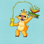 Rating: s
ID: 5414121
Date: 2025-03-05 16:15:17 -0500
Status: active
Score: 4
1:1 3_toes alien ambiguous_gender antennae_(anatomy) anthro biped black_eyes bottle brown_claws buckteeth buns chest_tuft claws condiment_bottle container digital_drawing_(artwork) digital_media_(artwork) dipstick_antennae disney dotted_background experiment_(lilo_and_stitch) featureless_crotch feet food fruit fur hi_res holding_bottle holding_container holding_object holding_plate lettuce lilo_and_stitch male_(lore) multicolored_antennae mustard open_mouth open_smile pattern_background plant purple_mouth purple_tongue raised_arm red_nose reuben_(lilo_and_stitch) short_tail simple_background small_tail smile solo spoonzie tail teal_background teeth toe_claws toes tomato tongue tuft vegetable yellow_body yellow_fur post #5414121