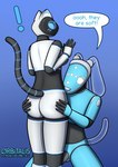 Rating: e
ID: 3967261
Date: 2023-04-02 10:38:57 -0400
Status: active
Score: 36
ambiguous_gender animate_inanimate anthro anthrofied bellabot black_body black_fingers blue_background blue_body blue_eyes butt butt_grab canid canine canis domestic_cat domestic_dog duo english_text exclamation_point felid feline felis female genitals glowing glowing_eyes gradient_background hand_on_butt hi_res idog looking_at_butt looking_back machine male mammal mechanical_tail multicolored_body orbitalis penis penis_base pudu_robotics rear_view robot screen screen_face sega sega_fave simple_background tail text two_tone_body url whiskers white_body white_eyes post #3967261